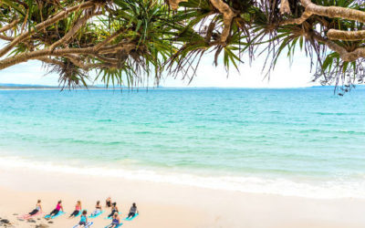 Yoga at Little Cove, Noosa