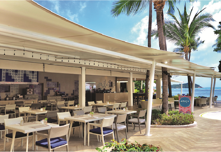 Newly Renovated Amaya Restaurant & Bar with al fresco seating